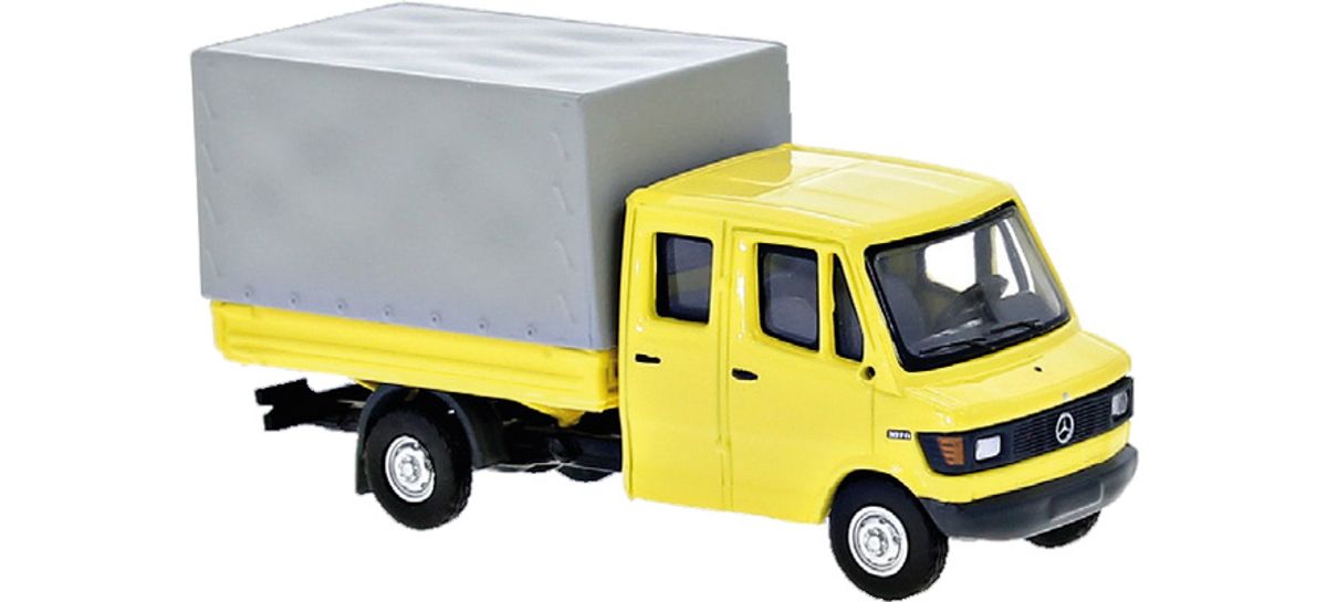 Brekina - Mercedes L 307 D, gul