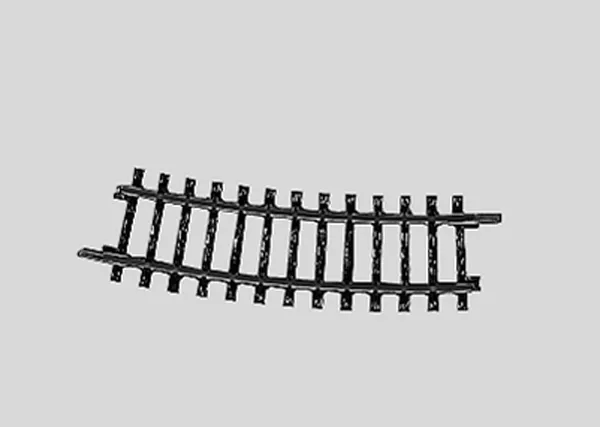 Hovedbilde Märklin - Buet skinne, 360mm, 15 grader
