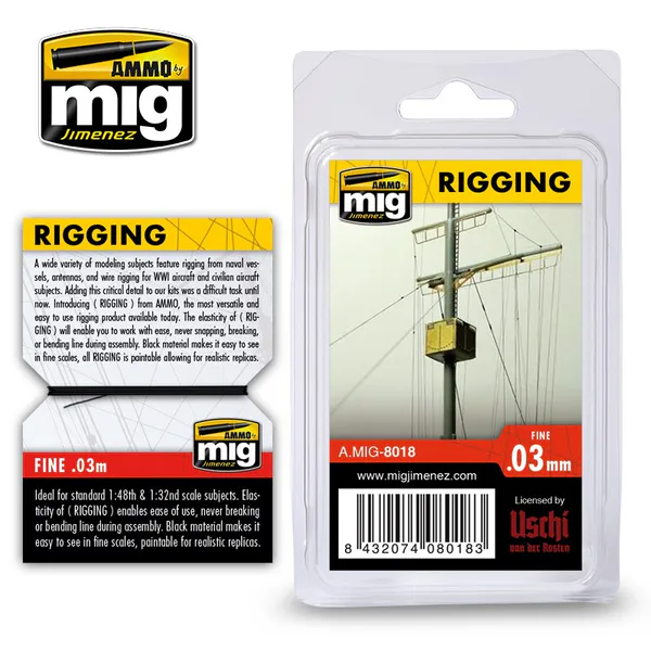 Hovedbilde Ammo - Rigging, Superfine 0,03mm