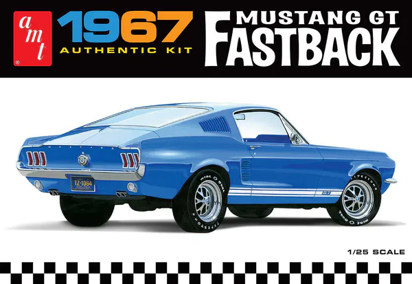Hovedbilde AMT - 1/25 1967 Ford Mustang Fastback