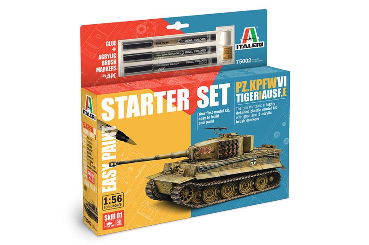 Italeri - 1/56 Starter set, Tiger
