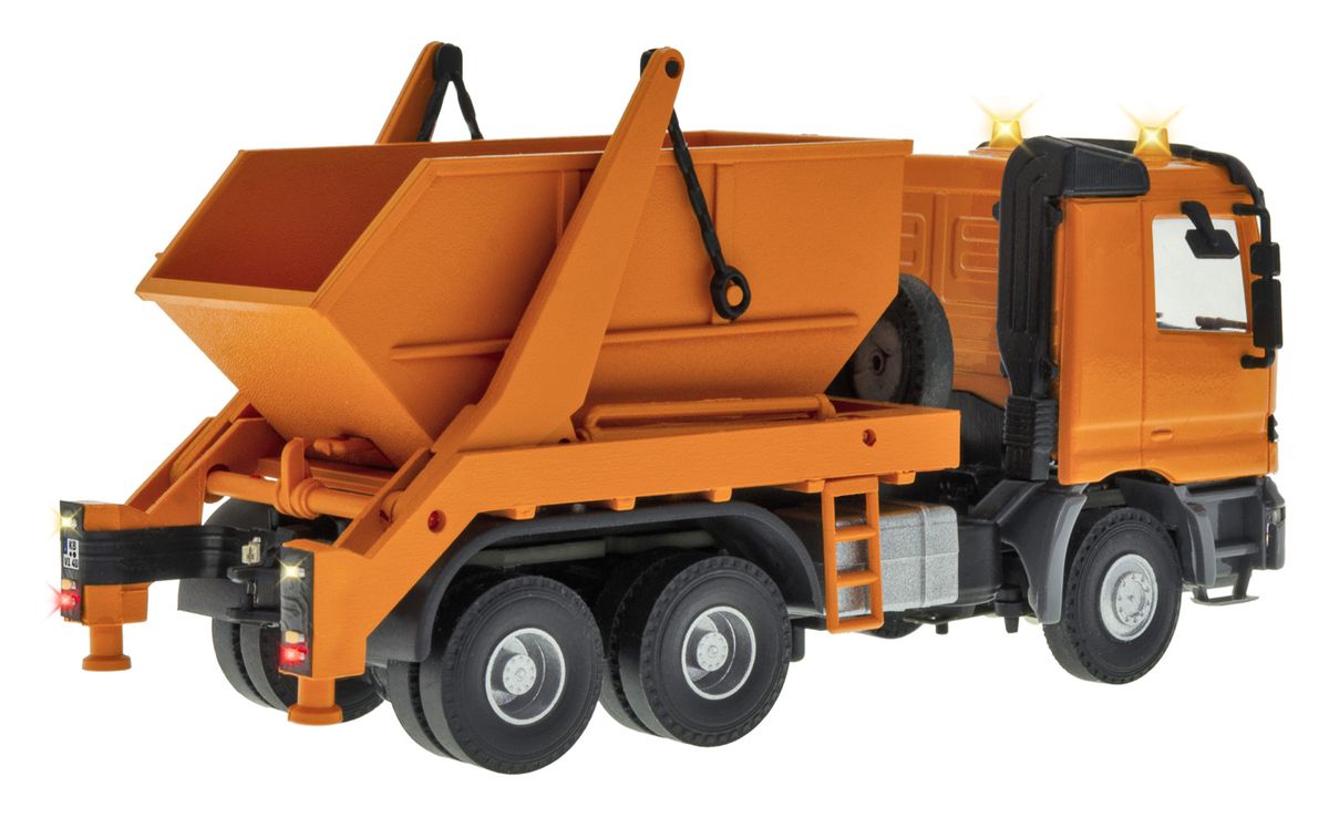 Viessmann - CarMotion, MB Actros med container