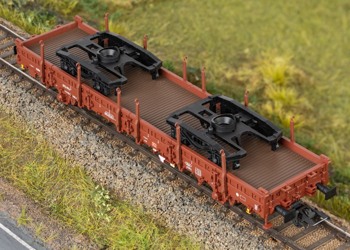 Märklin - DB Ks446 stakevogn med last