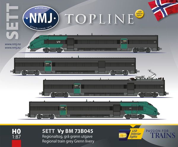 Hovedbilde NMJ Topline - Vy Bm 73b 045, DC analog