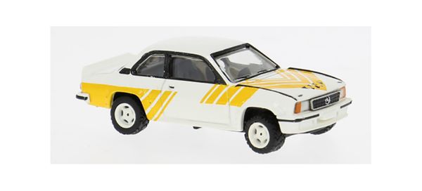 Hovedbilde Brekina - Opel Ascona B 400, hvit/gul