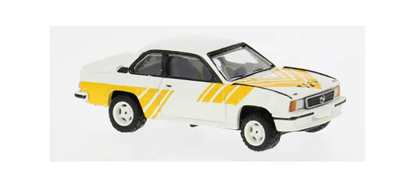 Hovedbilde Brekina - Opel Ascona B 400, hvit/gul