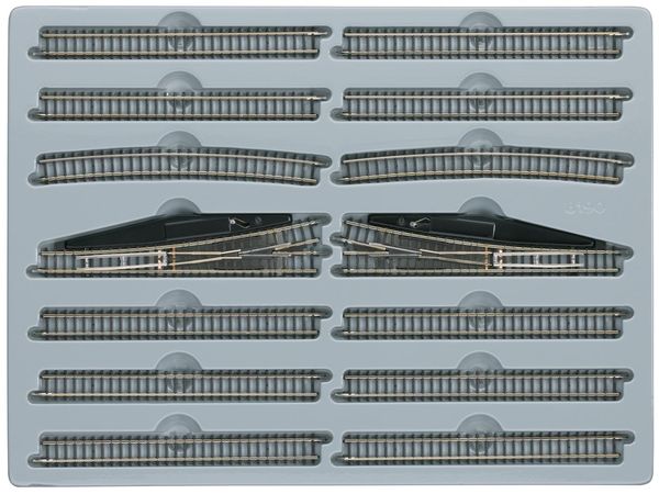 Hovedbilde Märklin Z-skala - Skinnesett E, man. veksler