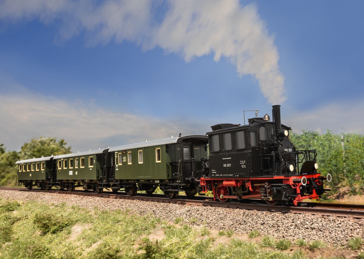 Märklin - DB Glaskasten togsett, digitalt med lyd, lys i vogner
