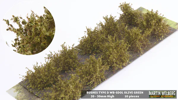 Hovedbilde Martin Welberg - Busker type D, Olive Green