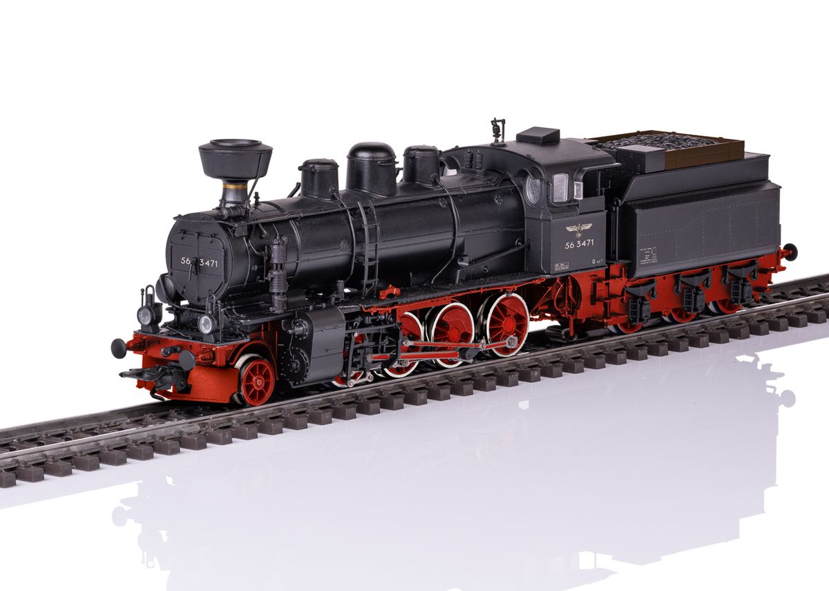 Märklin - BR 56.34-35 damplok, digital med lyd og røyk