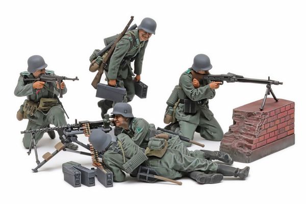 Hovedbilde Tamiya - 1/35 Figurer, German machine gun team, WWII