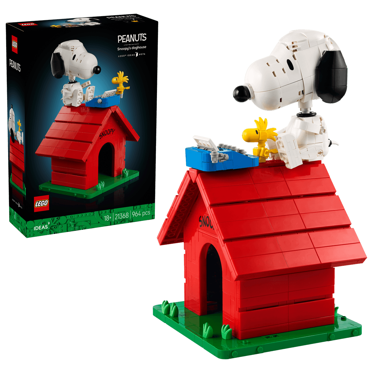 LEGO 21368 - Ideas, Knøttene: Snoopys hundehus