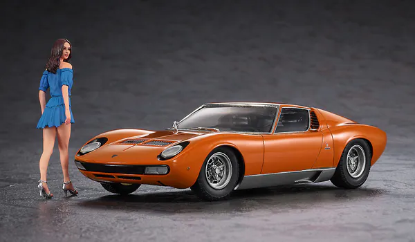 Hovedbilde Hasegawa - 1/24 Lamborghini Miura P400 SV m. figur