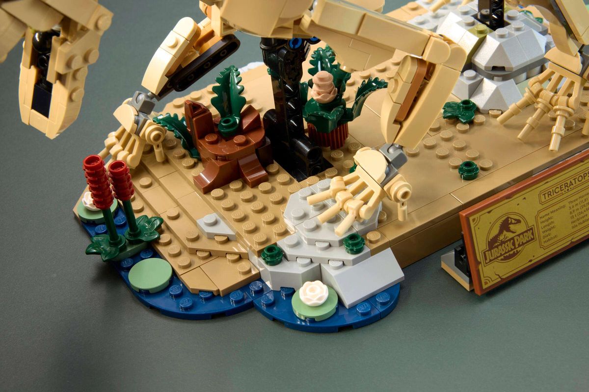 LEGO 77985 - Jurassic World™, Dinosaurfossiler: Triceratops
