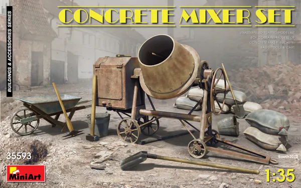 Hovedbilde MiniArt - 1/35 Concrete Mixer Set
