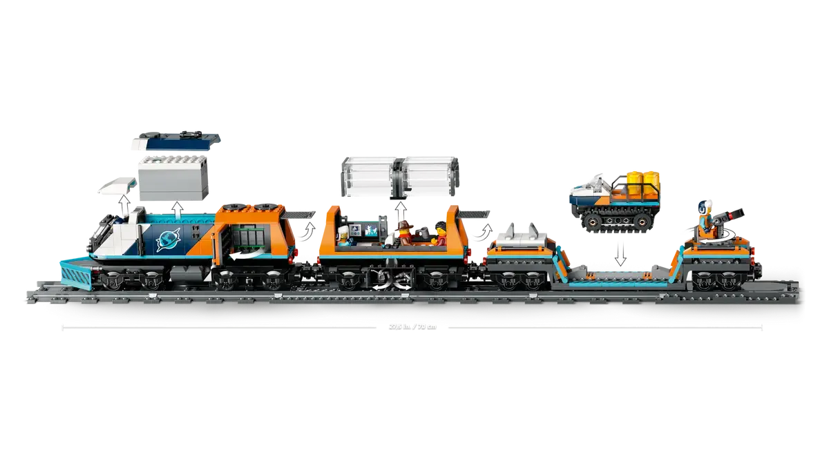 LEGO 60470 - City, Polarakspedisjonens ekspresstog