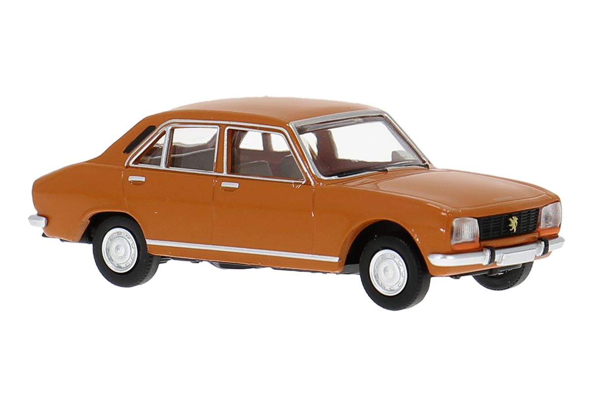 Brekina - Peugeot 504, mørkeoransje