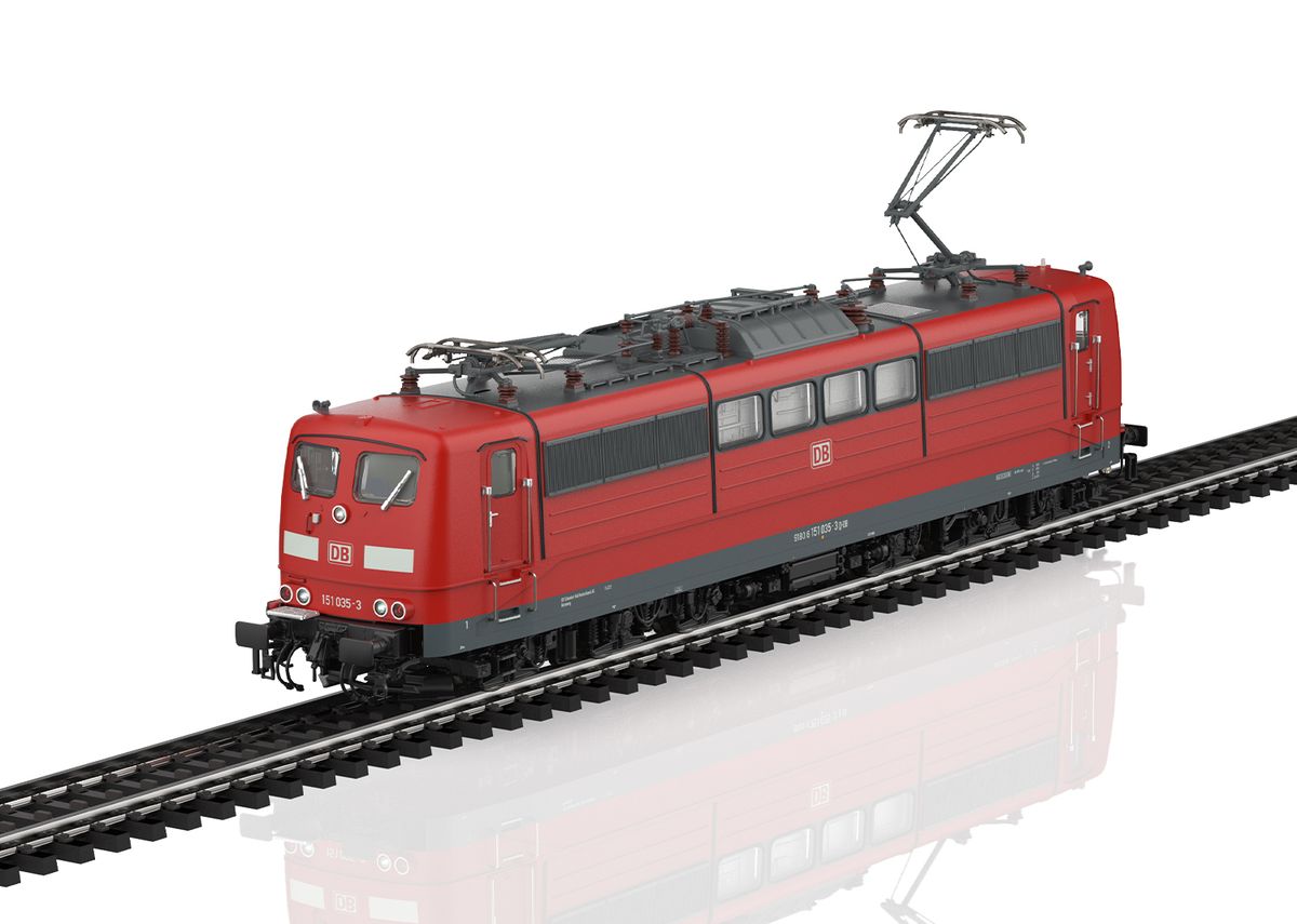 Märklin - DB Br 151, digital m lyd + pantograf