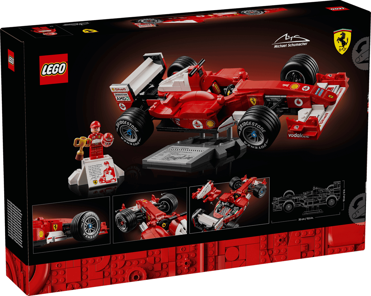 LEGO 11375 - Icons, Ferrari F2004 og Michael Schumacher
