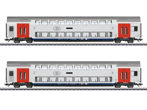 Hovedbilde Märklin - SNCB personvognsett, 2-etasjes