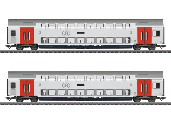 Hovedbilde Märklin - SNCB personvognsett, 2-etasjes