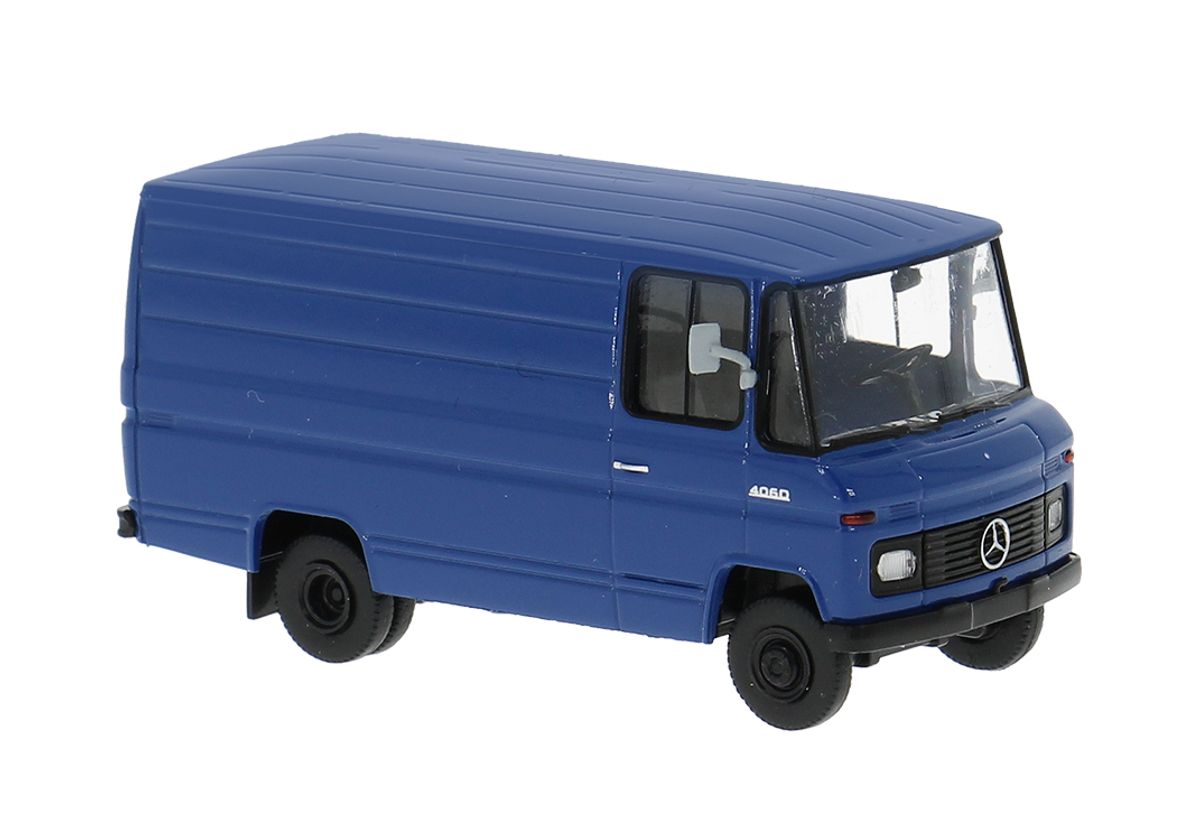 Brekina - Mercedes L 406 D, blå