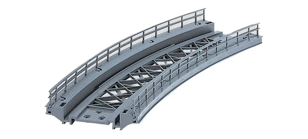 Hovedbilde Märklin - Bro for K/M-skinner, buet R1